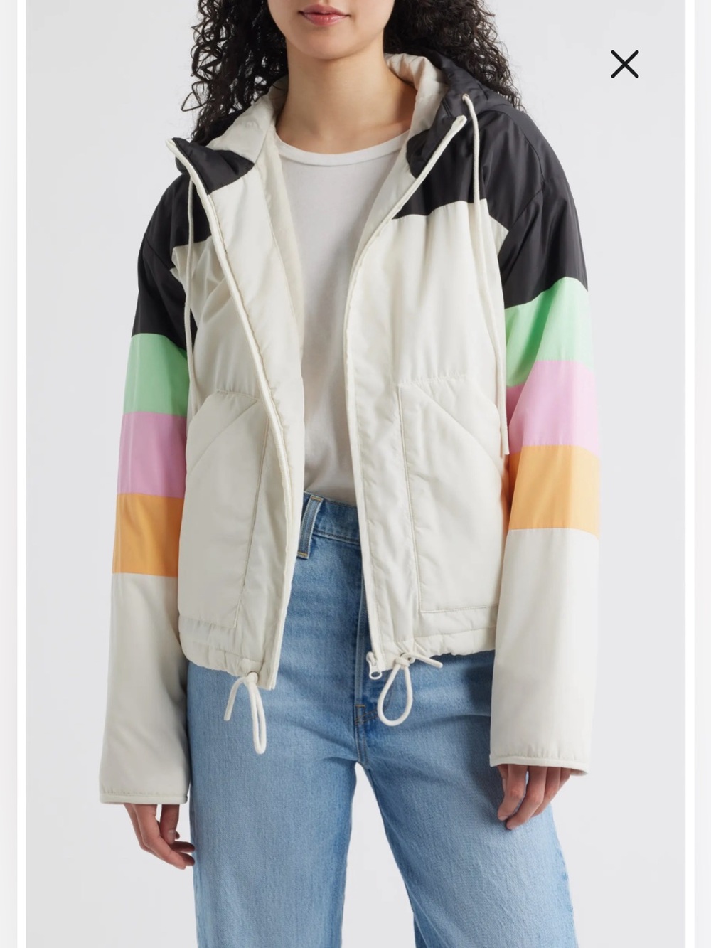 NWT Rip Curl Keepsakes Insulated Bomber Jacket